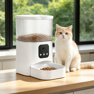Smart Pet Feeder Automatyczny Karmnik Pet Automatic Feeder Pet Feeder Automatic <b>Wifi</b> Remote Feeding Control - Product Image 1