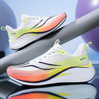 Chaussures de course à semelle carbone respirantes pour hommes, best-sellers de l'été, baskets de sport amortissantes pour étudiants