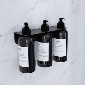 Stainless Steel Modern Double-tier Wall-mounted Bathroom Towel Rack <b>Waterproof</b> <b>Storage</b> - Product Image 1