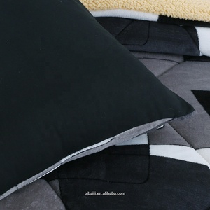 Mùa Đông Lạnh Sử Dụng Chồn Khảm Mô Hình Waffle <span class=keywords><strong>Comforter</strong></span> Thiết Nữ Hoàng Cobija Cobertor Borrego Bộ - Product Image 2