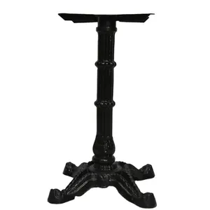 Industrial cast iron table legs, cafe table base