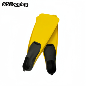 Pinne da Nuoto in Gomma Personalizzate con Design a Onde Multicolore per Allenamento in Piscina e Snorkeling - Product Image 2