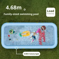 Verdickter faltbarer Außen spiel pool Großer aufblasbarer Pool für den Heimgebrauch PVC-PC-Material für Kinder Neugeborene
