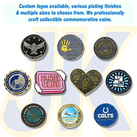Pièces de monnaie commémoratives personnalisées pour jeux, conception gratuite, fabrication sur mesure en laiton et alliage de zinc, pièce de défi 3D