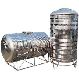 304 316 Stainless Steel Water Storage Tank Price for Liquid Beverage