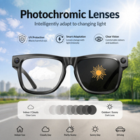 Gafas Inteligentes SENBONO AG19 OEM/ODM con Traductor, Fotocromáticas, 290mAh, Grabación de Video de 8MP, Llamadas Inalámbricas BT, Manos Libres