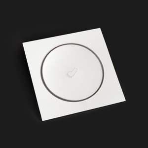 Siphon de sol carré moderne FEIDU pour <span class=keywords><strong>douche</strong></span> et <span class=keywords><strong>baignoire</strong></span>, filtre en acier inoxydable poli de 4 pouces, facile à nettoyer, pour salle de bain - Product Image 4