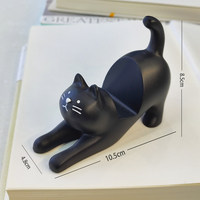 Support de téléphone portable en forme de chat mignon, support de téléphone de bureau, support de téléphone animal mignon pour la maison, le bureau, cadeau, vente en gros, OEM
