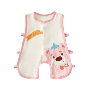 Romper de Algodón para Bebé, Chaleco sin Mangas, Unisex, Body de Verano, Tela Fina, Material Tejido - Product Image 5