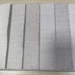 Tela de cortina con diseño de forma de diente de sierra grande de dos lados, tela de cortina para ventana de bloqueo de sala de estar de Hotel, tela FR disponible - Product Image 3