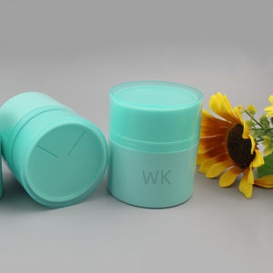 Nouvel arrivage : Pots cosmétiques vides personnalisables en plastique PP violet 50g, rotatifs, de luxe, pour crème démaquillante, avec couvercles - Product Image 5