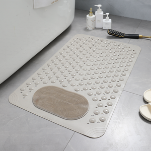 Tapis de douche antidérapant de bonne qualité avec brosse pour nettoyer les pieds, tapis de bain en silicone - Product Image 6