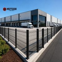 Hoogwaardig 76,2x12,7mm anti-klim 358 gaas PVC-gecoate beveiligingsomheining anti-snij rigid gelaste omheiningssysteem voor Australische ranches