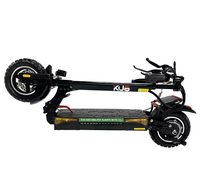 Scooter électrique pliable haute performance tout-terrain, étanche, avec deux moteurs 48V 800W et batterie lithium 13/15/20Ah