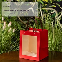 Boîte cadeau vide en forme de maison de Noël pour pâtisserie |   Boîte d'emballage portable pour nougats, Année du Cheval 2026