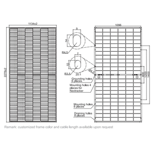 JA Solar <span class=keywords><strong>JAM72D30</strong></span> MB 535-560W Panneau solaire JA 535 <span class=keywords><strong>540</strong></span> 545 550 555 watts JA Solar P Type Double module bifacial en verre Panneaux PV - Product Image 3