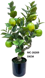 Longstar 61cm Künstlicher Birnbaum im Topf Künstliche Frucht-Bonsai-Pflanze für Heim-Tischdekoration für Garten Außen- und Innenbereich - Product Image 6