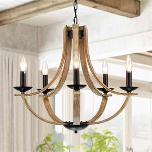 Lampadario a sospensione in ferro per soggiorno, stile country americano retrò industriale, per camera da letto, ristorante, cucina, anti-esplosione - Product Image 4