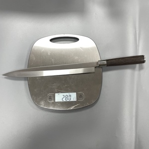 日本12英寸柳叶刀440C高级钢单斜面切刀，带高级手柄日本寿司生鱼片刀 - Product Image 6