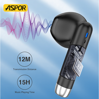 Aspor A608 Bt 5.1 Earphone Olahraga Nirkabel Tws Terlaris Headset Sport Earbuds Headphone Open Ear