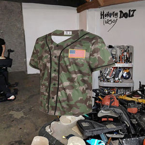 Best Quality Plus Size Printed Custom Your Name Number Customizable Logo Team Style Moisture Wicking Breathable 100% Polyester - Product Image 3