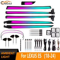 Kit d'accessoires de panneau de garniture pour éclairage LED dynamique intérieur Cardoo Ambient Light pour LEXUS ES 300H 350 ES300h 2018 - 2024