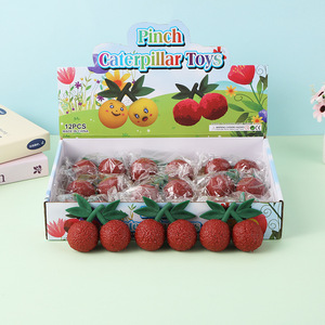 Juguete Antiestrés de Goma con Forma de Fruta de Yangmei, Muñeco de Goma para Aliviar el Estrés en la Oficina y para Jóvenes - Product Image 3