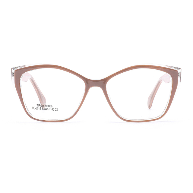 Cat Eye Frame Optical TR90 Anti-blue Light Eyeglasses Gradient Color Temple Unique Pattern Design High Quality Reading Glasses