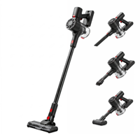 Aspirateur sans fil BLDC 28 kPa, autonomie de 55 minutes, 3 vitesses, aspirateur à main sans fil