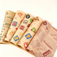 Kertas Panggang Silikon Coklat, Kertas Parchment Tanpa Pemutih, Kertas Panggang Dua Sisi, Lembaran Kertas Silikon untuk Kue Kering