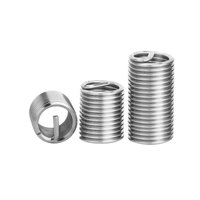 Metric Oval Head 304 Stainless Steel Wire Thread Insert Locking Steel Screw Sleeve Helicoil Inserts