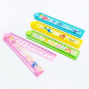 Regla de Medición Promocional de Plástico Transparente para Niños, con Logotipo Personalizado, Escala en Pulgadas, 30 cm - Product Image 3