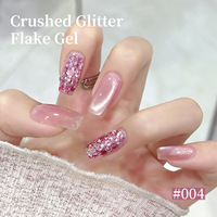 XEIJAYI Vernis à ongles UV longue tenue, Poudre de brouillard violet fantôme, Gel couleur tendance pour nail art, Série Étoile éclatante