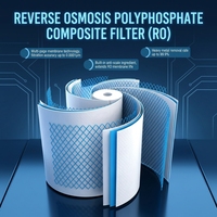 Purificateur d'eau domestique à osmose inverse avec affichage intelligent et réservoir de pression d'eau