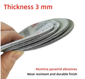 Dischi in Schiuma 3M 02087 Trizact Hookit P3000, 3 Pollici, 15 Dischi per Cartone, Tipo Carta Abrasiva - Product Image 4