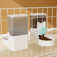 Vente en gros de bols automatiques pour animaux de compagnie, cage suspendue, distributeur de nourriture, bouteille d'eau pour animaux de compagnie, récipient à nourriture, bol pour chiots, chats, lapins