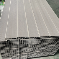 Planches de terrasse composites modernes de première génération en gros, planches de terrasse carrées pour aménagement paysager de jardin, revêtement de sol pour extérieur
