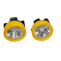 Lampe de mineur rechargeable de petite taille 2,6 Ah 5000 lux, lampe de casque de mineur, lumière de casque de mineur étanche IP68, phare de mine