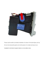 Accepteur de pièces rapide JY-100F pour machines de jeu d'arcade et consoles de jeu