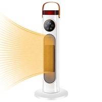 Chauffage d'appoint électrique en céramique PTC 2000W, protection contre la surchauffe, thermostat réglable, design portable autoportant, économe en énergie