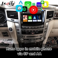 Boîtier d'interface CarPlay sans fil Lsailt pour Lexus LX570 2013-2021 GX460 NX RX ES Kits de modernisation avec Android Auto, Mirror Link