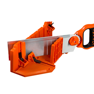 صندوق منشار ميتري مضاد للجلخ صندوق أدوات القطع بزاوية مجموعة قطع الخشب البلاستيكية المحمولة منشار خلفي متعدد الاستخدامات سهل الاستخدام حسب الطلب - Product Image 1