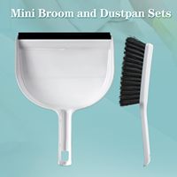 Mini balayette et pelle à poussière, ensemble brosse et pelle de nettoyage portables pour la maison, la table, le bureau et le sol