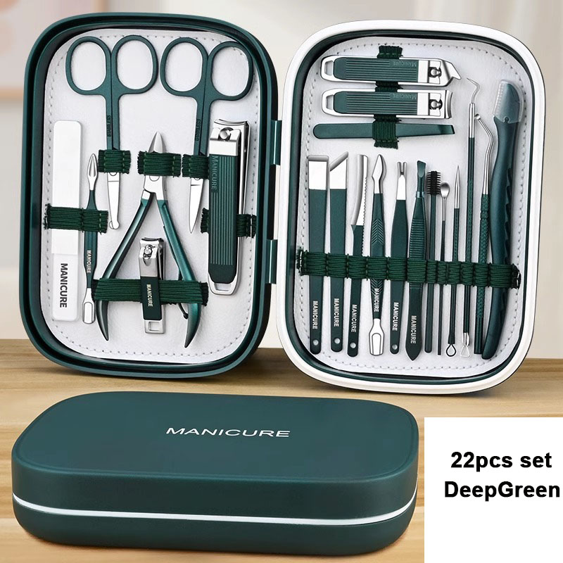 #15-Ensemble de 22 pièces-vert profond