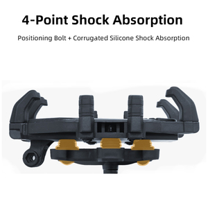 Universal Motorcycle Phone Mount with Sunshade, Anti-Theft Shockproof Phone Holder for Scooter - Product Image 5