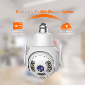 Verto bán buôn 2.0MP ngoài trời không thấm nước an ninh <span class=keywords><strong>wifi</strong></span> PTZ máy ảnh E27 chủ V380 không dây 1080P bóng đèn CCTV <span class=keywords><strong>Camera</strong></span> - Product Image 6
