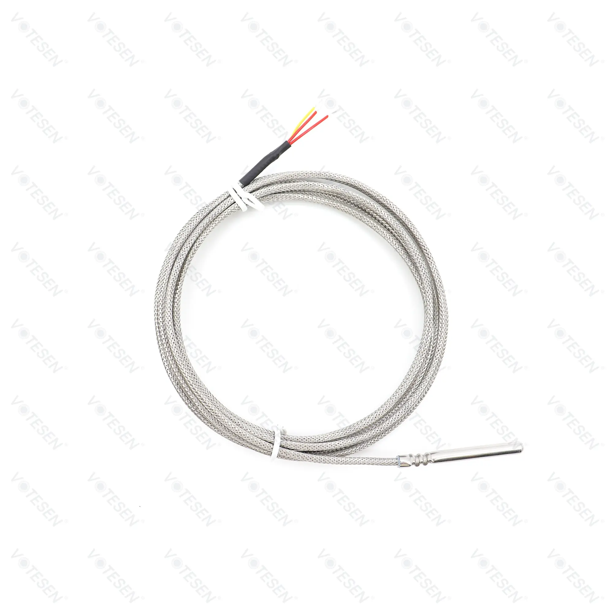 Class A PT100 Temperature Sensor Steel Braided Cable Ready Stock