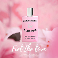 Parfum unisexe JEAN MISS 100ML de haute qualité, Eau de Parfum florale fruitée rose avec une douceur longue durée, vaporisateur durable