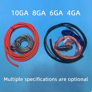 Juego de cables de instalación de amplificador automático al mejor precio 4/6/8/10GA Kit de cableado de altavoz de amplificador de audio de coche de alta calidad - Product Image 3