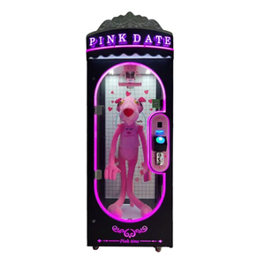 Máquina de juego de entretenimiento para interiores con fecha rosa que funciona con monedas para interiores, muñeca con garra, tijeras expendedoras, regalo de <span class=keywords><strong>corte</strong></span>, ciudad de juego en inglés - Product Image 2